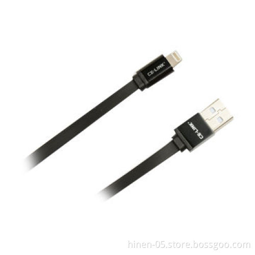 Lightning to USB Cable, Black 8-pin Dock Connector to Micro USB Adapter